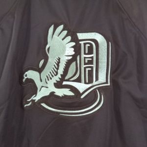 Vintage D Jon Mens Brown Zip Up Track Jacket Sz Lg